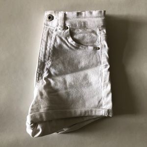 Pull&Bear White Denim Shorts